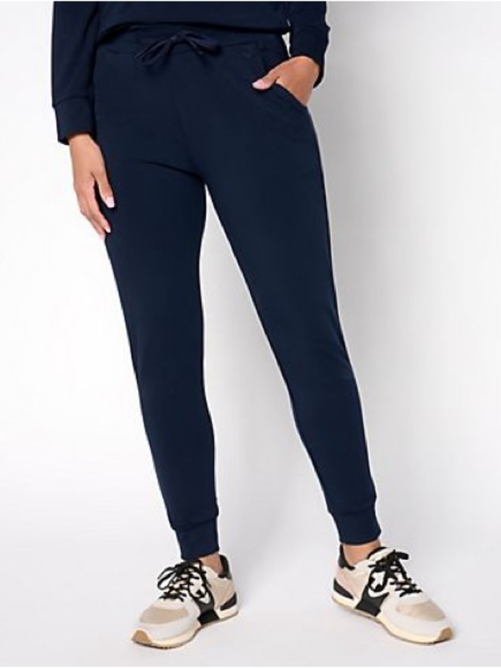 Cozy Earth Bamboo Loungewear Joggers Navy Blue, Size Small